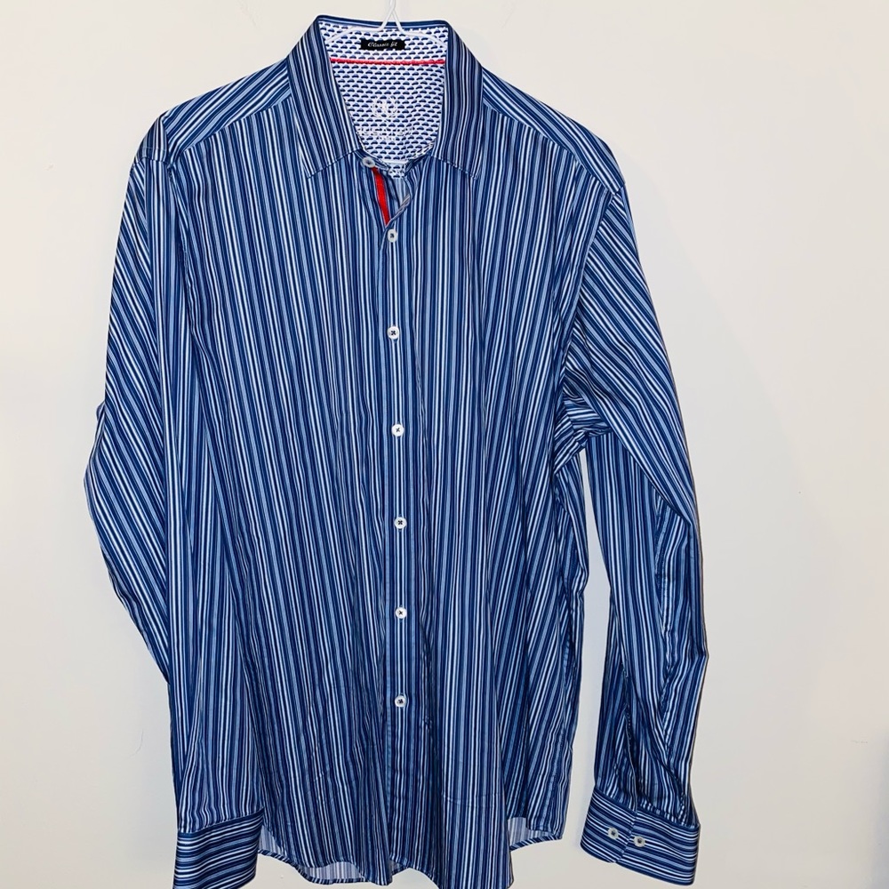 Bugatchi Men’s Medium Button Down - image 4